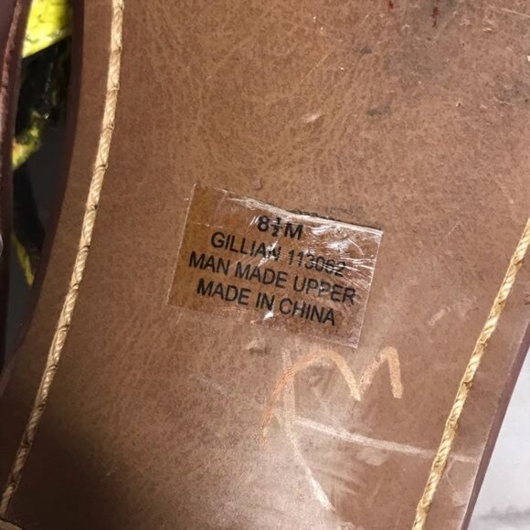 Sam Edelman Gillian toe ring sandals 8.5 yellow - Picture 6 of 6